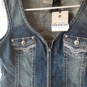 Ladies size Med Ladies Denim Harley Davidson Vest